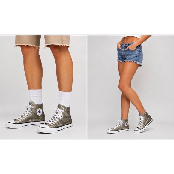 Converse Other - Converse Men 8 Women 10 Chuck Taylor High Top Sneakers 153179F Gold Metallic